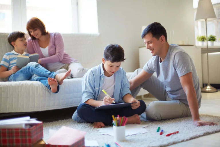 family morning routine